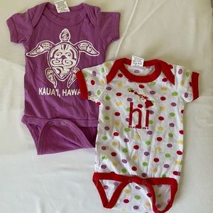 Hawaii onesies 0-3M